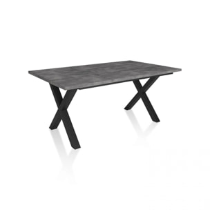 Mesa de comedor Oana 170 Cemento Negro