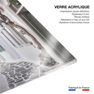 Tableau bougainvilliers paros Tableau plexiglas