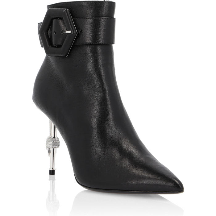 PHILIPP PLEIN Bootie High Heels Hexagon