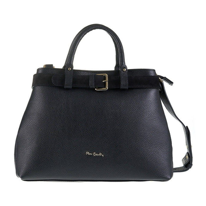Borsa a mano da donna Made in Italy - Modello Lumina Chic - 100% pelle - 37.0 x 25.0 x 12.0 cm
