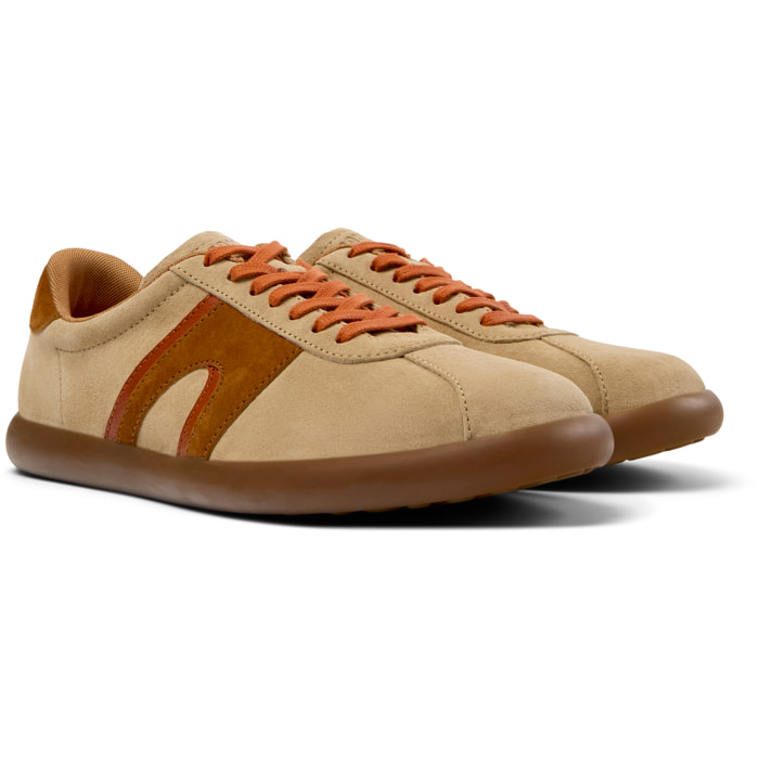 Zapatillas - CAMPER Pelotas Soller Twins - Beige - Cuero Nubuck
