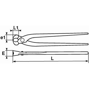 Tenaille de mécanicien 250 mm SAM OUTILLAGE - 229-25