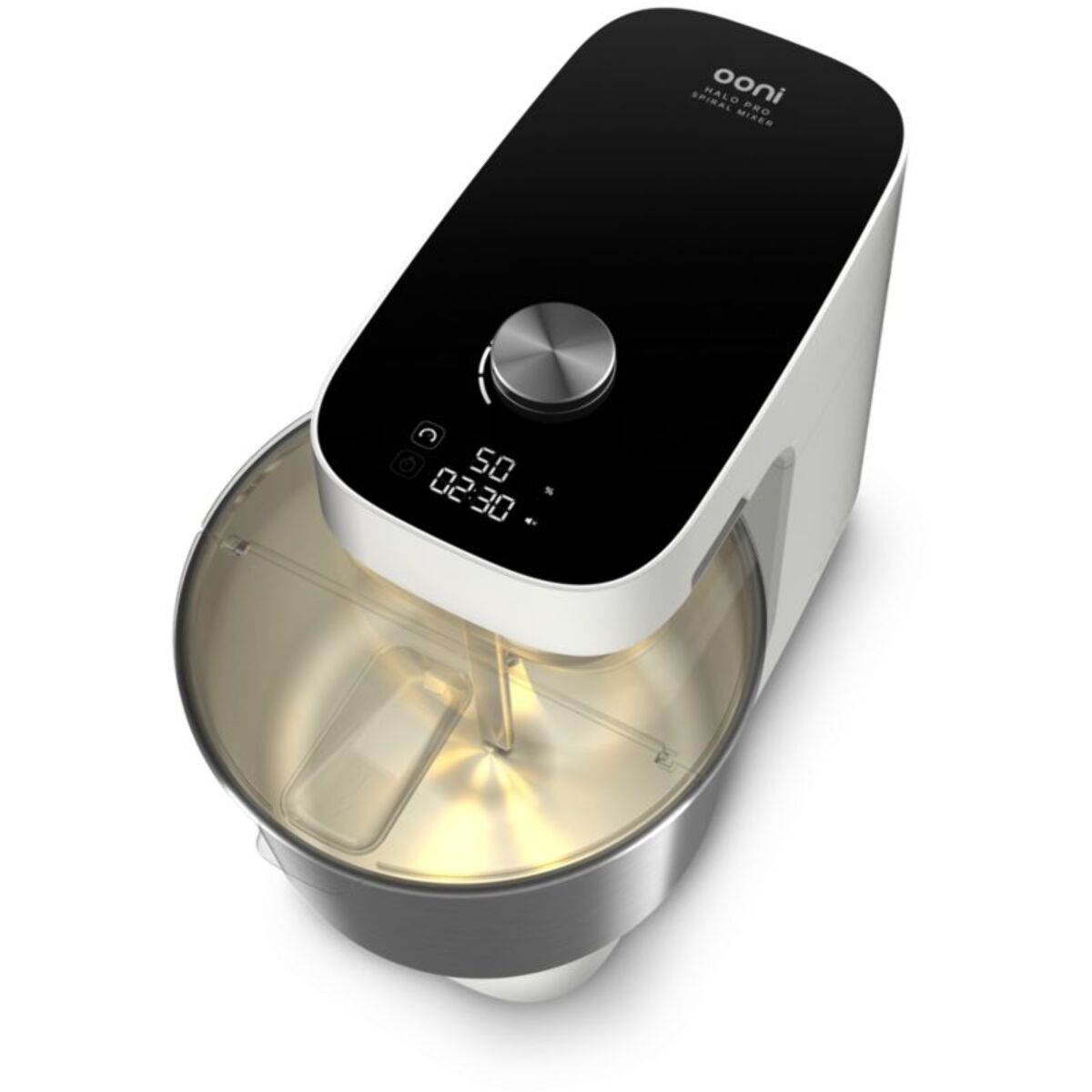 Robot pâtissier OONI Halo Pro blanc,  7 L, 58 vitesses, transmission directe