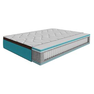 Cecotec Matelas 7900Hybrid 80 x 200 Multi-Couche, Springcore et Viscoélastique V