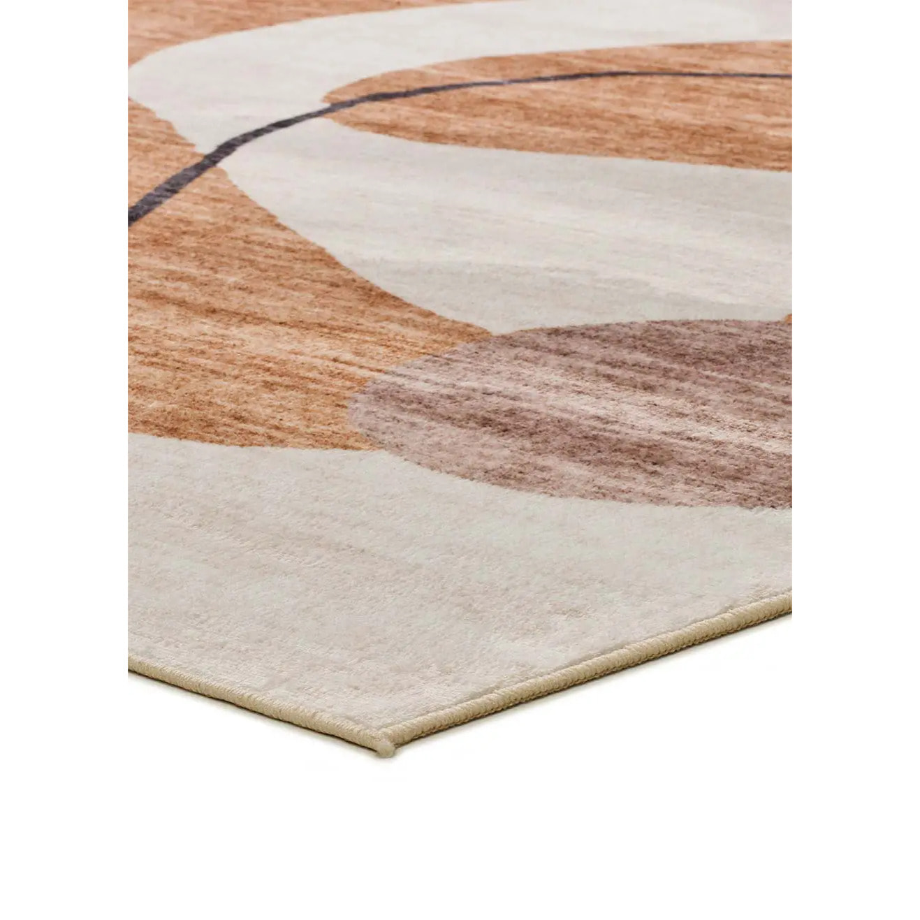 Alfombra impresa abstracta naranja Class, varias medidas disponibles