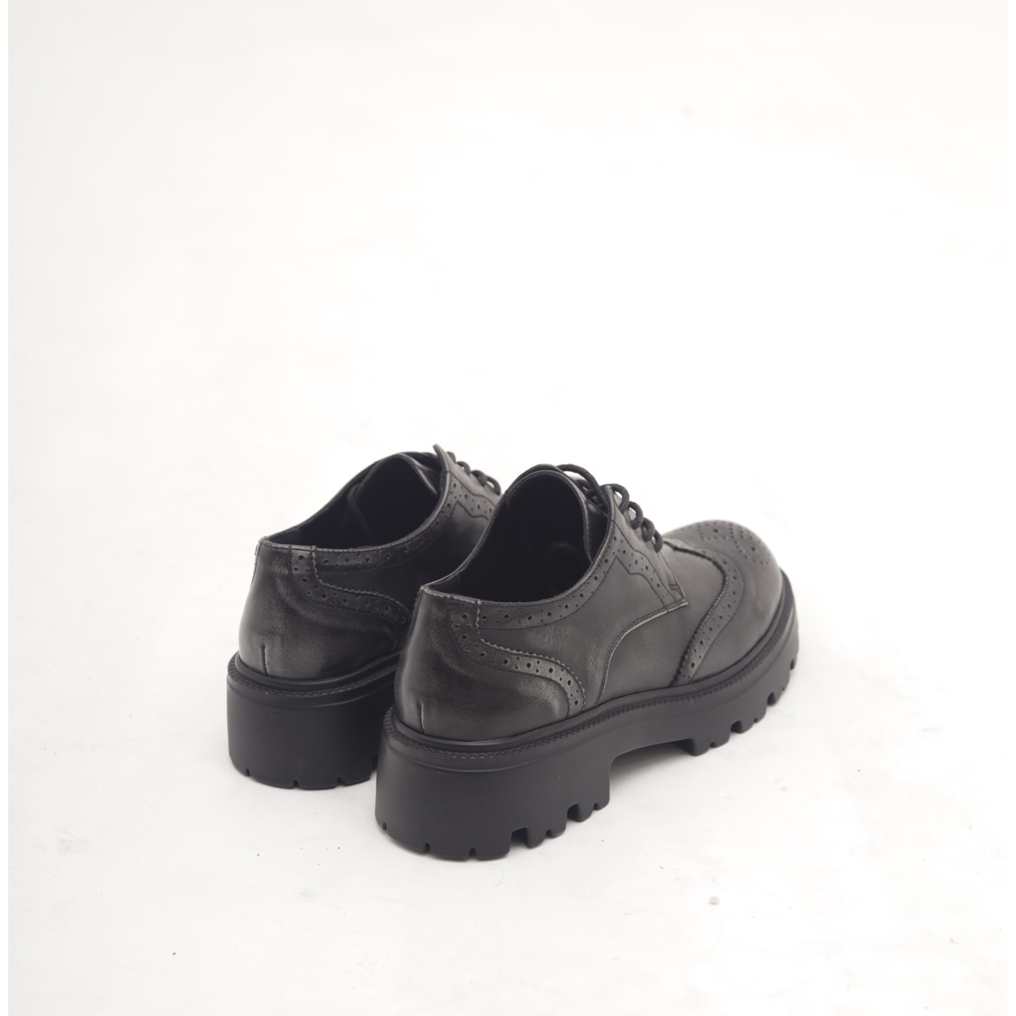 OXFORD SUOLA ALTA NERO