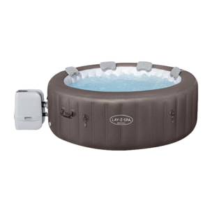 Bestway Spa gonflable rond Lay-Z-Spa Dominica Smart HydroJet Wifi 4-6 personnes