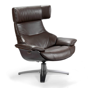 Sillón Angel Cerda de piel de vacuno 88x85x105cm