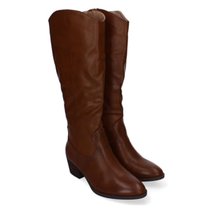 Botas de Tacón para Mujer, Comodas y Elegantes, Detalles de Caña Arrugada
