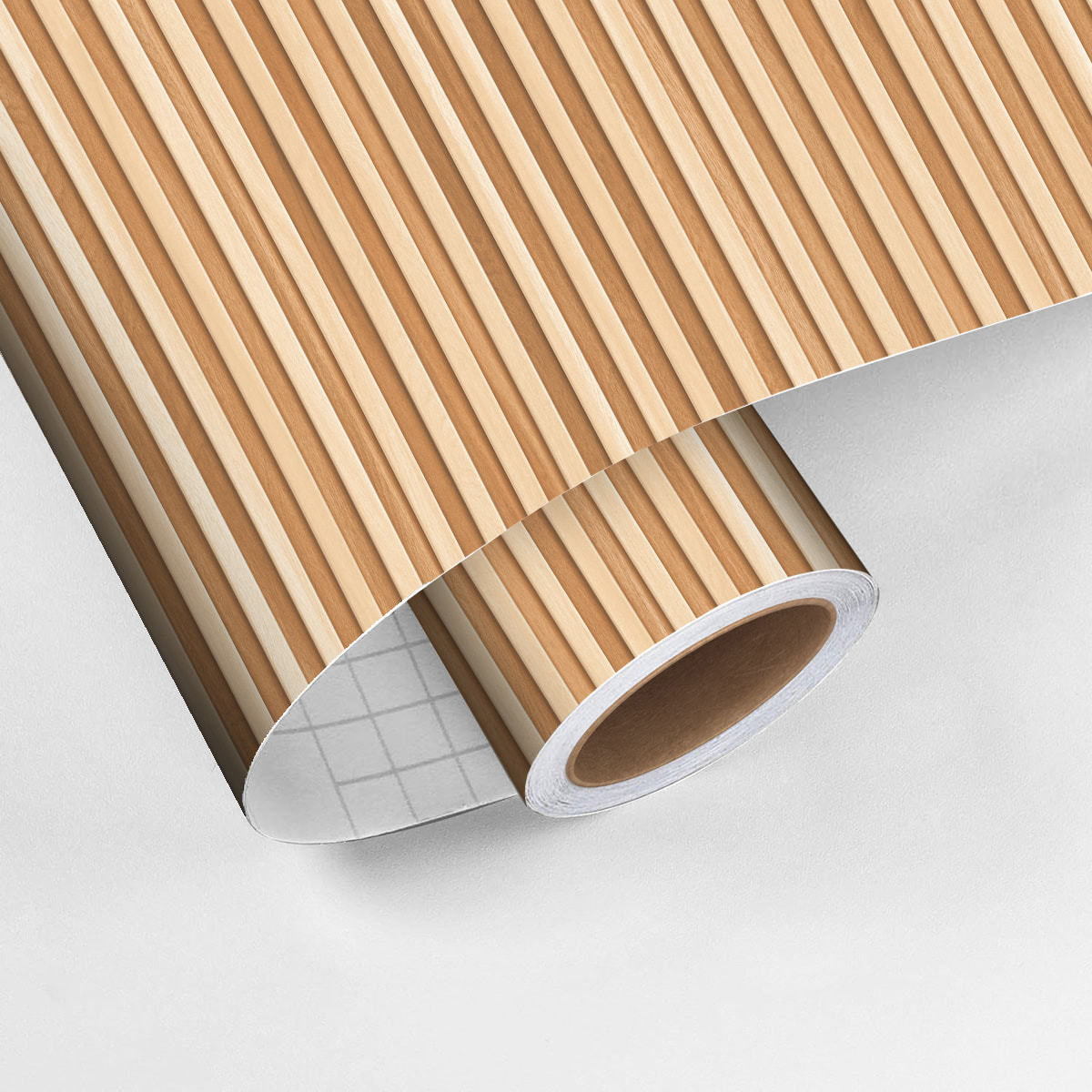 Sticker crédence adhésive - PANNEAU DE BOIS CLAIRE - 60x100cm