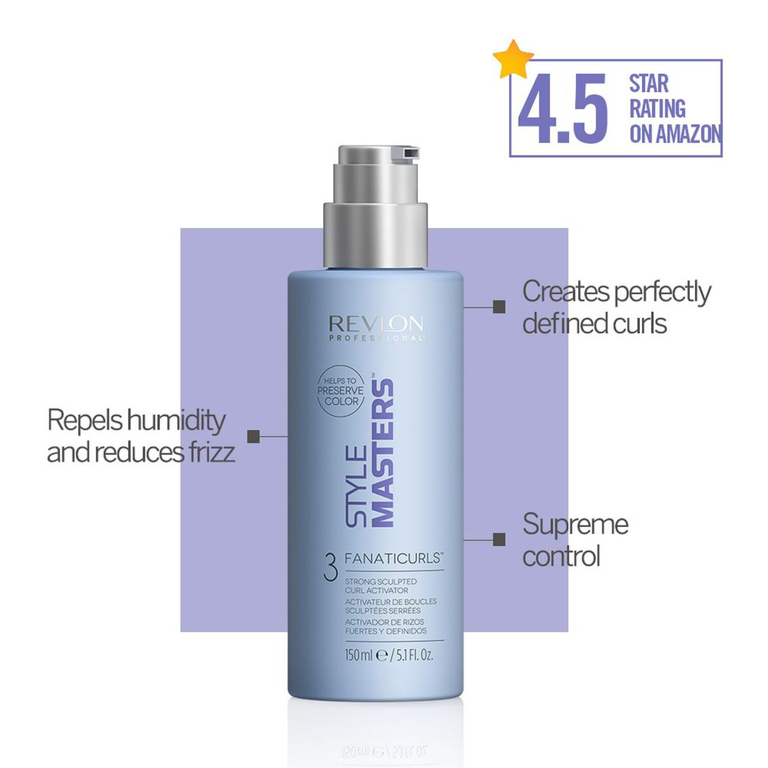STYLE MASTERS™ CURLY FANATICURLS™ - Crème Coiffante Activatrice de Boucle Cheveux Bouclés