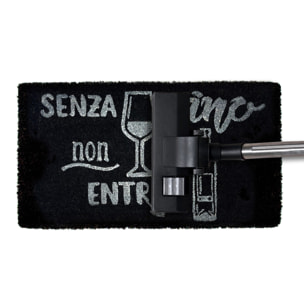 Zerbino Ingresso Casa Antiscivolo In Cocco Scritte Divertenti Senza Vino