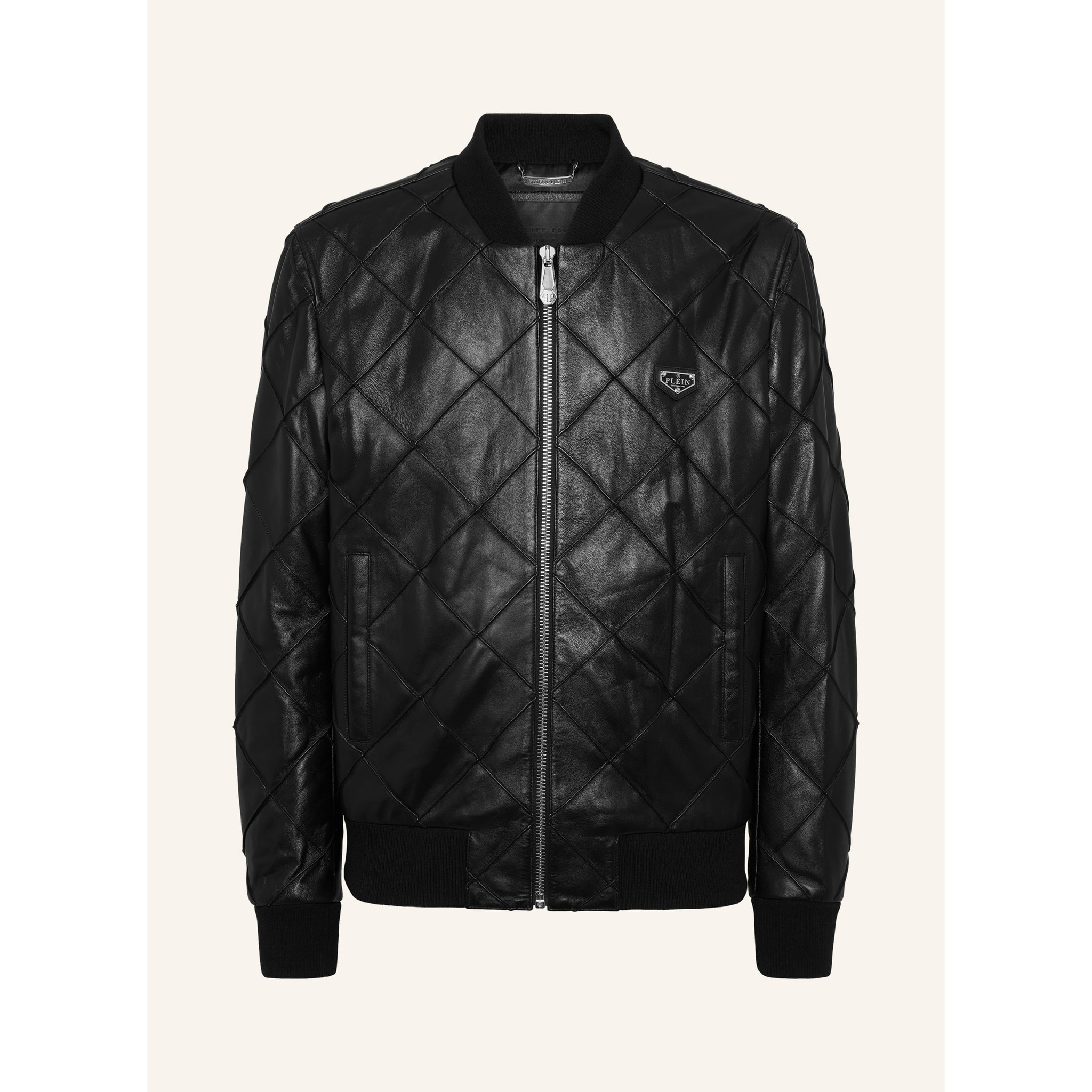 PHILIPP PLEIN Bomber de cuero