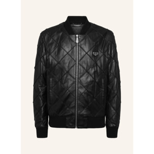 PHILIPP PLEIN Bomber de cuero