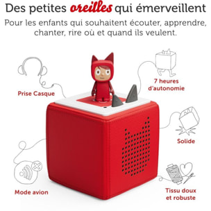 Boîte à histoires TONIES Mon premier coffret Rouge