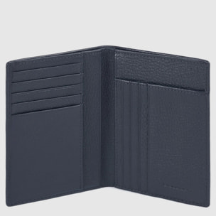 Piquadro Portefeuille homme vertical avec volet pour cartes