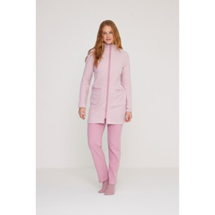 Vestaglia donna heart in punto milano con zip Noidinotte