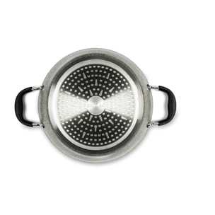 Tegame 28 cm con Coperchio Excelsa – Forn-Ok, Alluminio Grigio