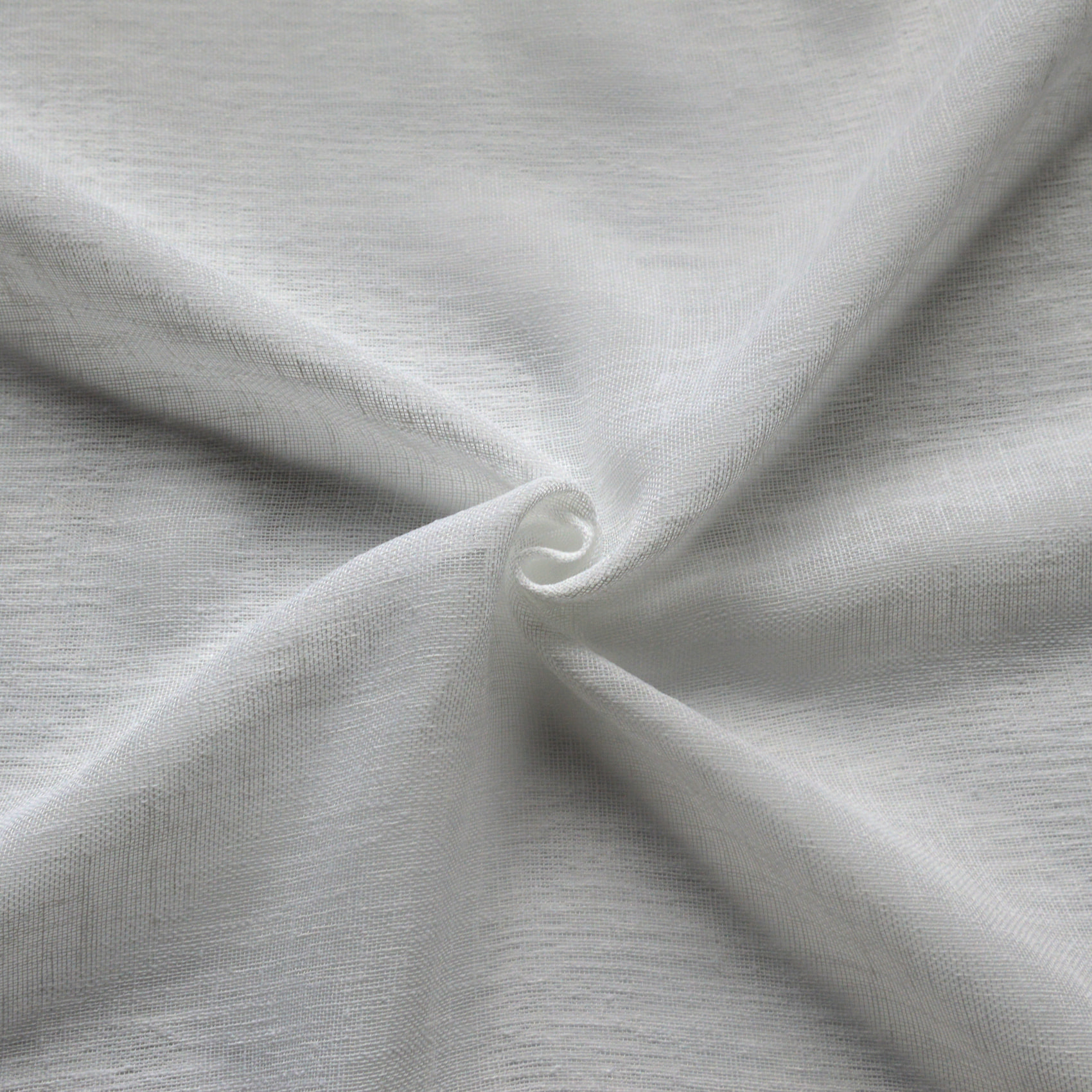 Voilage  - Effet lin chiné - Blanc