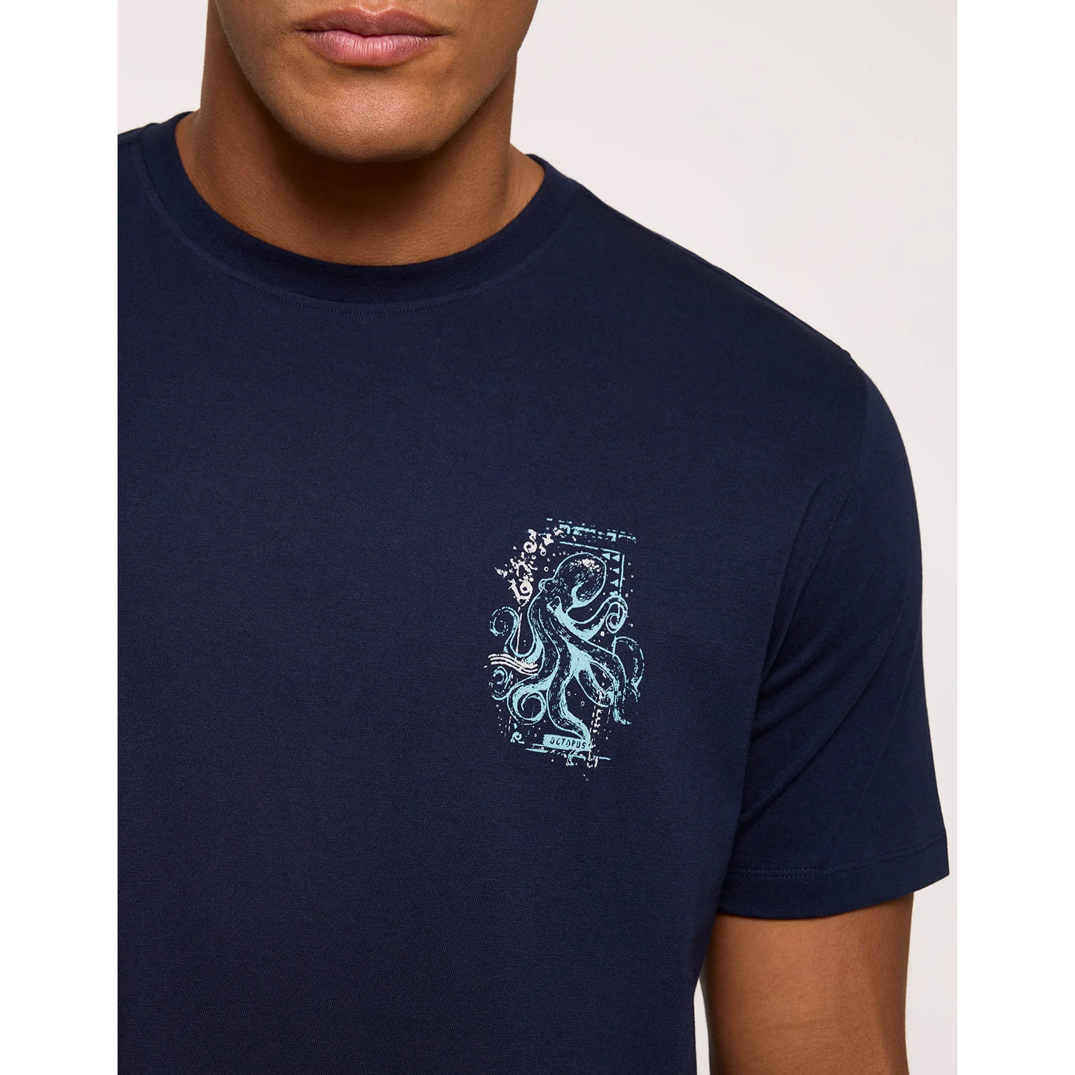 Camiseta Manga Corta Azul Marino - Jones