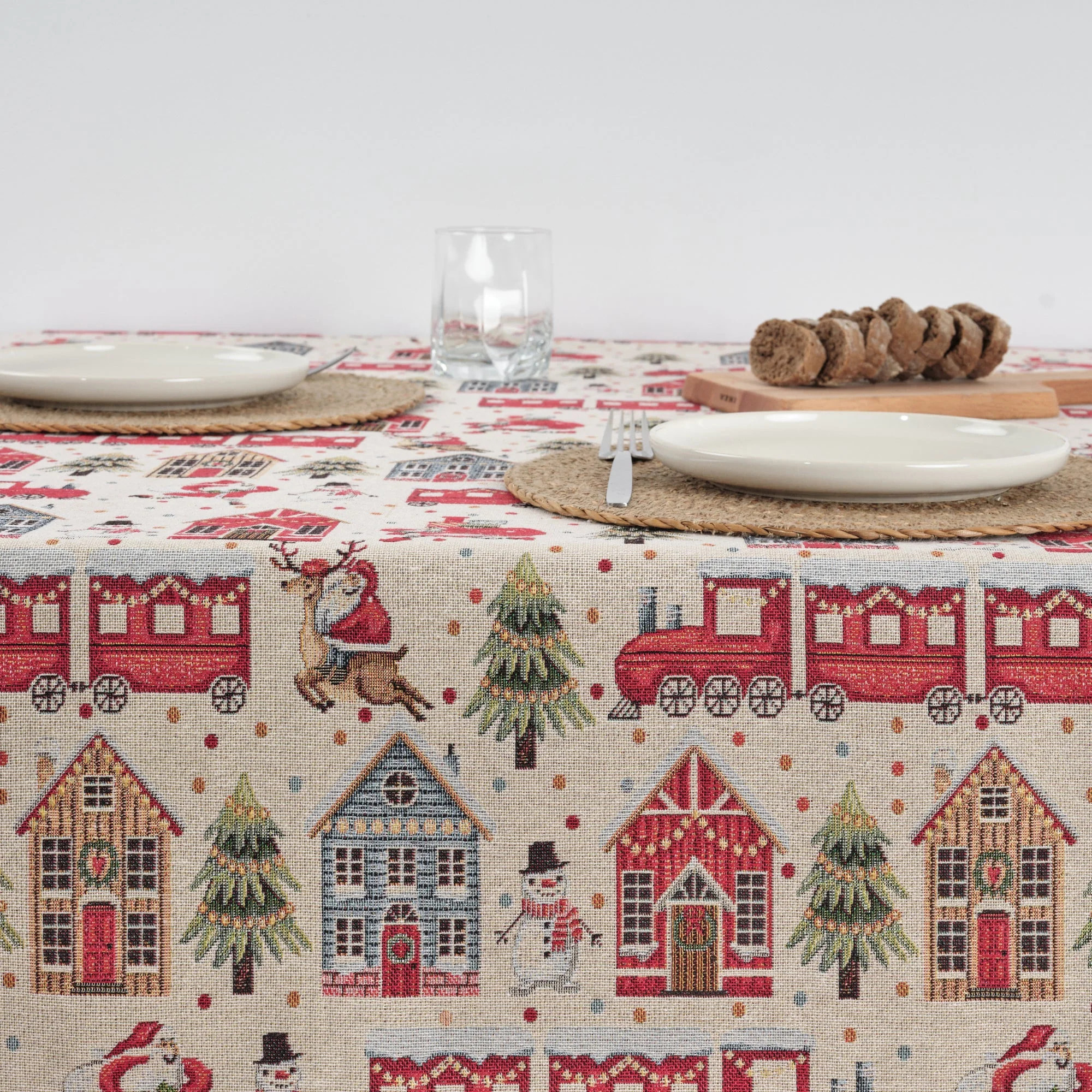 Nappe anti-taches premium jacquard 33761B