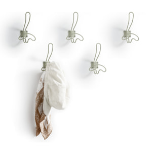 Porte-manteau Tomasucci SMILLY, en acier, beige