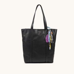 Bolso Shopper Negro con Charms Extraíbles CHARMS SHOPPER BLACK