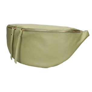 Borsa a tracolla da donna Made in Italy - Modello Caelia Plus - 100% pelle - 47.0 x 28.0 x 2.0 cm