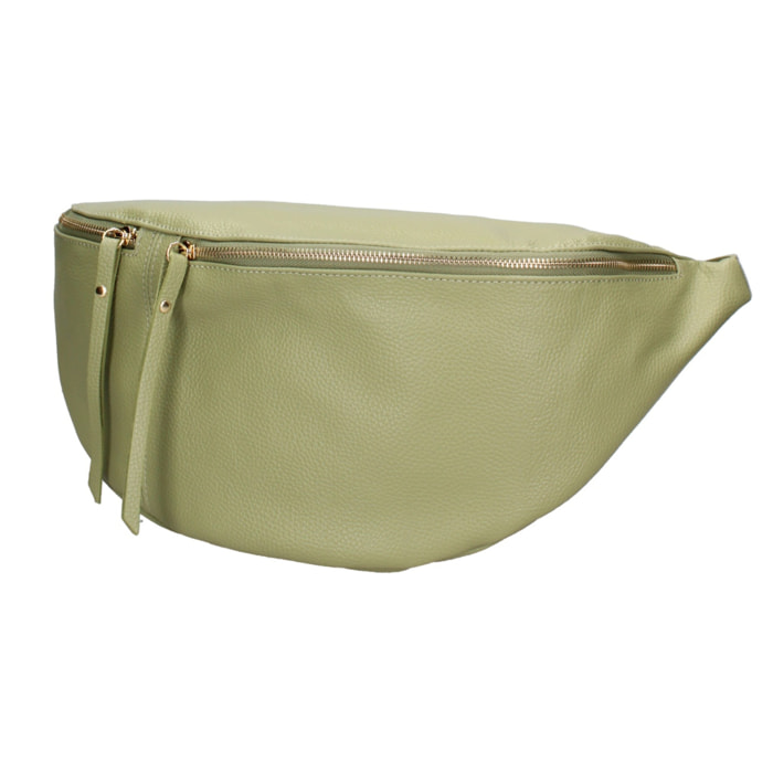 Borsa a tracolla da donna Made in Italy - Modello Caelia Plus - 100% pelle - 47.0 x 28.0 x 2.0 cm
