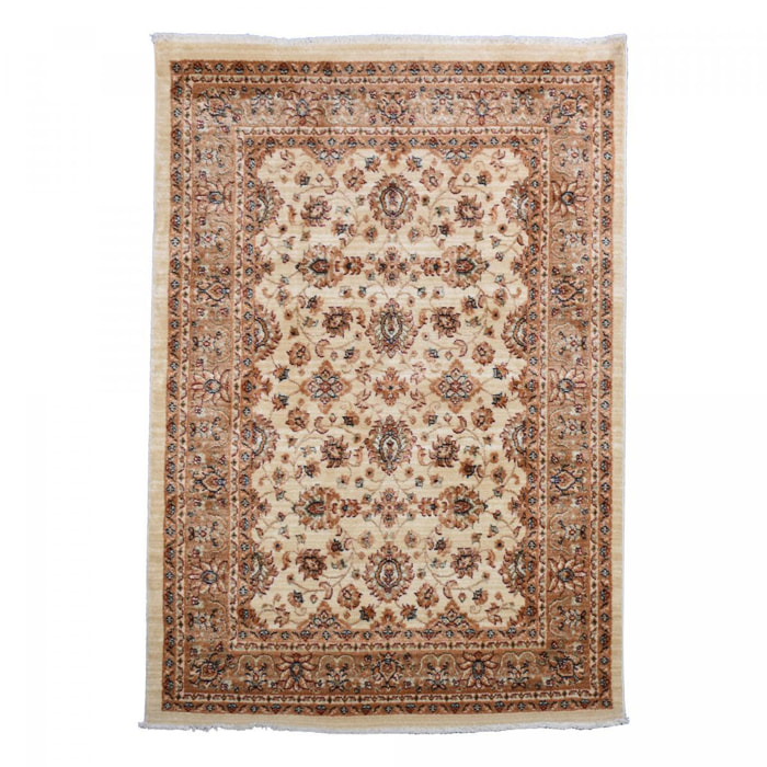 Tapis épais de 120x180 aux motif floraux traditionnels orientaux