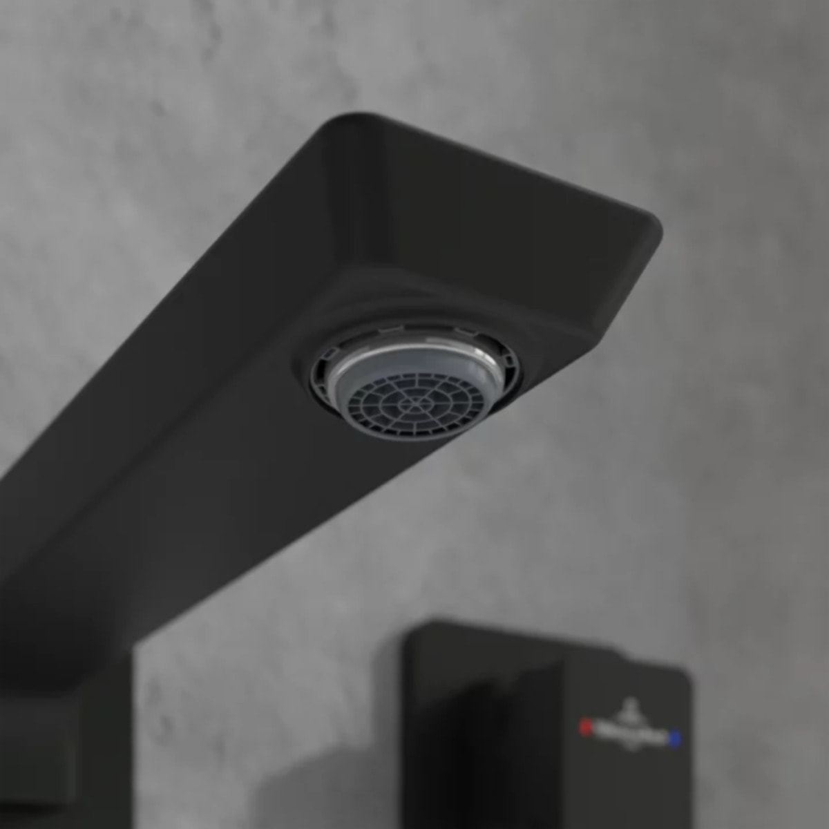 Mitigeur lavabo mural Subway 3.0 Noir mat