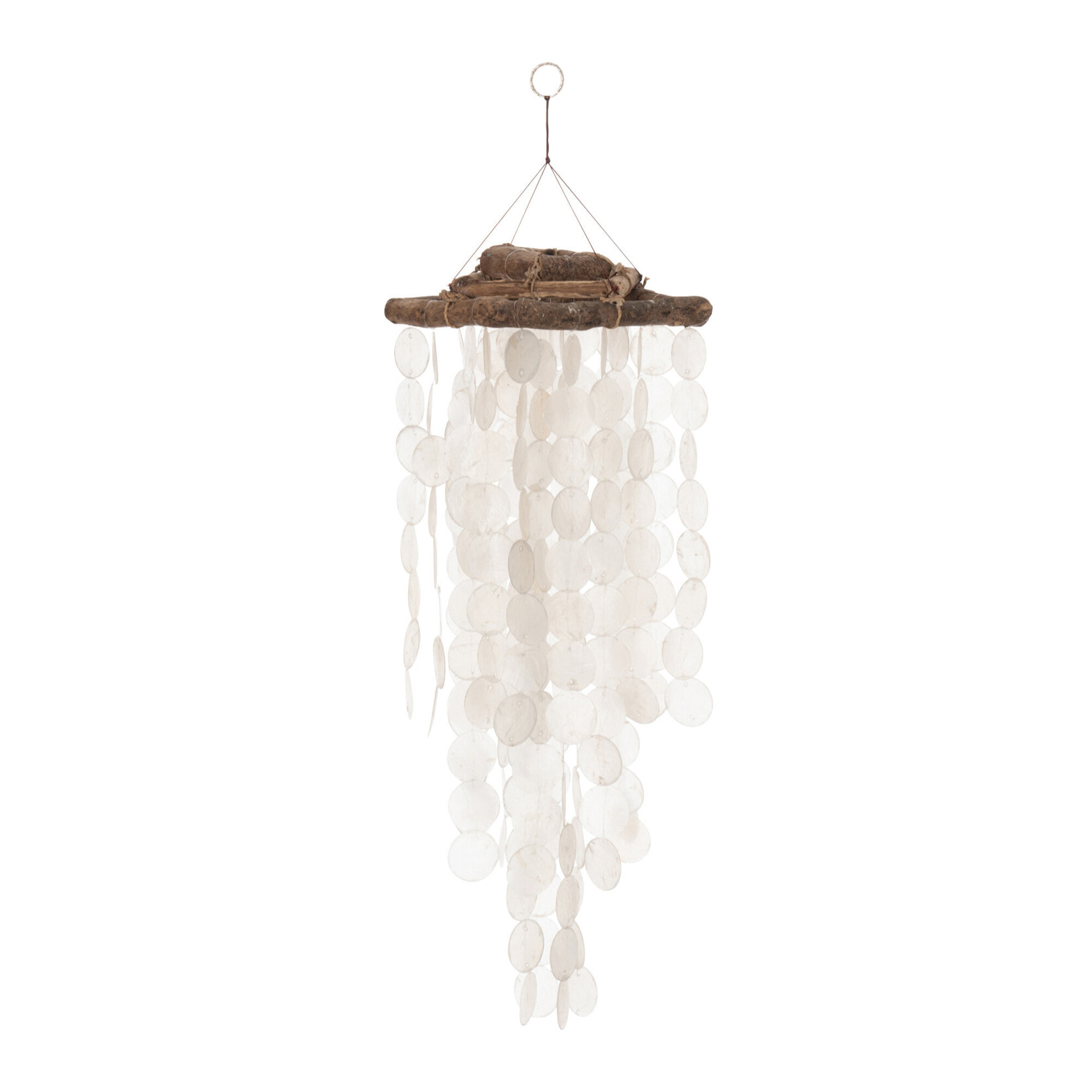 J-Line Carillon Coquilles Rondes Blanc