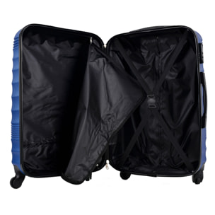 Juego de maletas rígidas 3 piezas en turquesa azul eléctrico