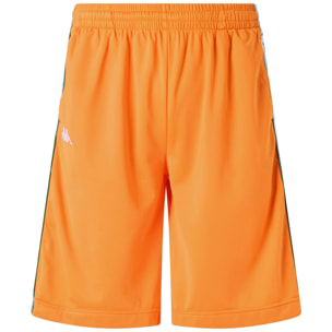 Pantaloni Corti Kappa Uomo 222 Banda Treadwellz Arancione