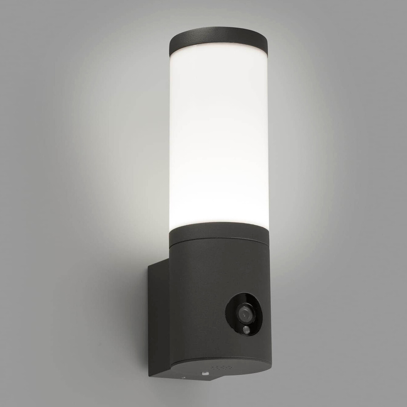 ORWELL LED Lampe applique gris foncé avec caméra