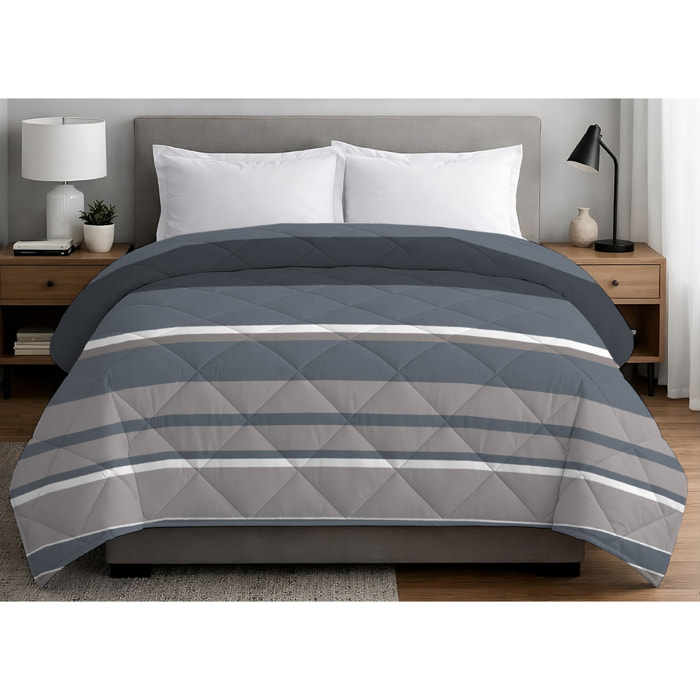 Trapuntino Estivo Leggero 100gr Ideale Primavera/ Estate Disegno Scia Grigio