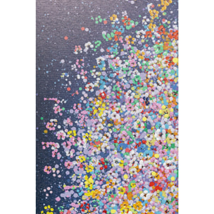 Peinture Touched éléphant fleurs nuit Kare Design