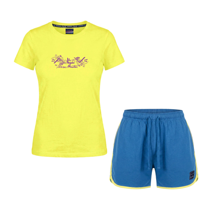 Completo Donna ALVIERO MARTINI Manica Corta Cotone