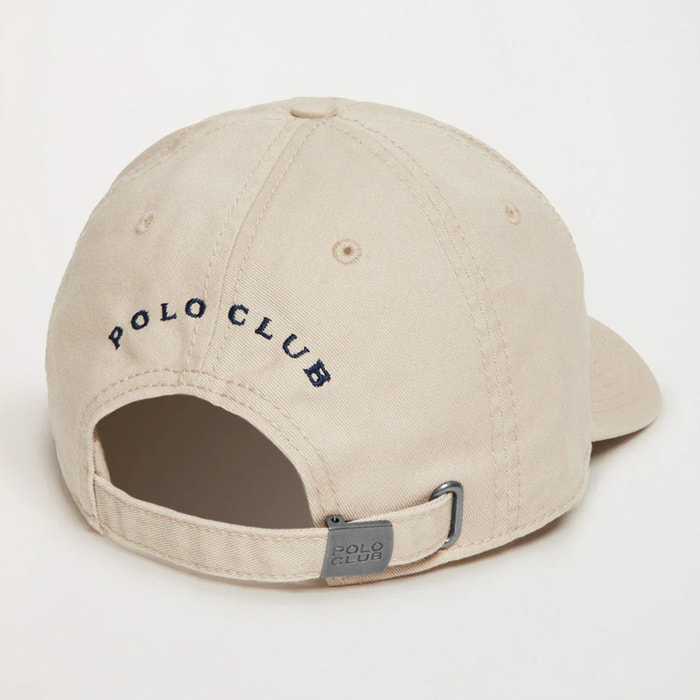 Gorra beige con logo bordado Rigby Go