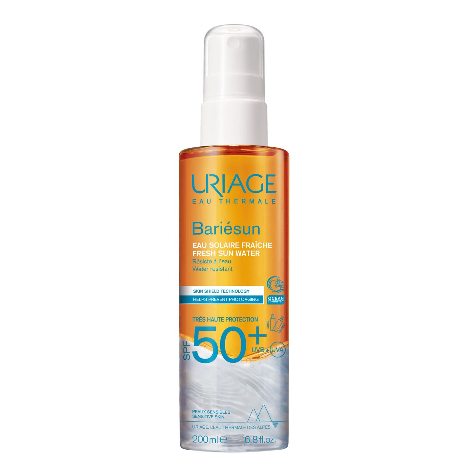 Bariesun - Eau solaire fraîche SPF50+ 200ml