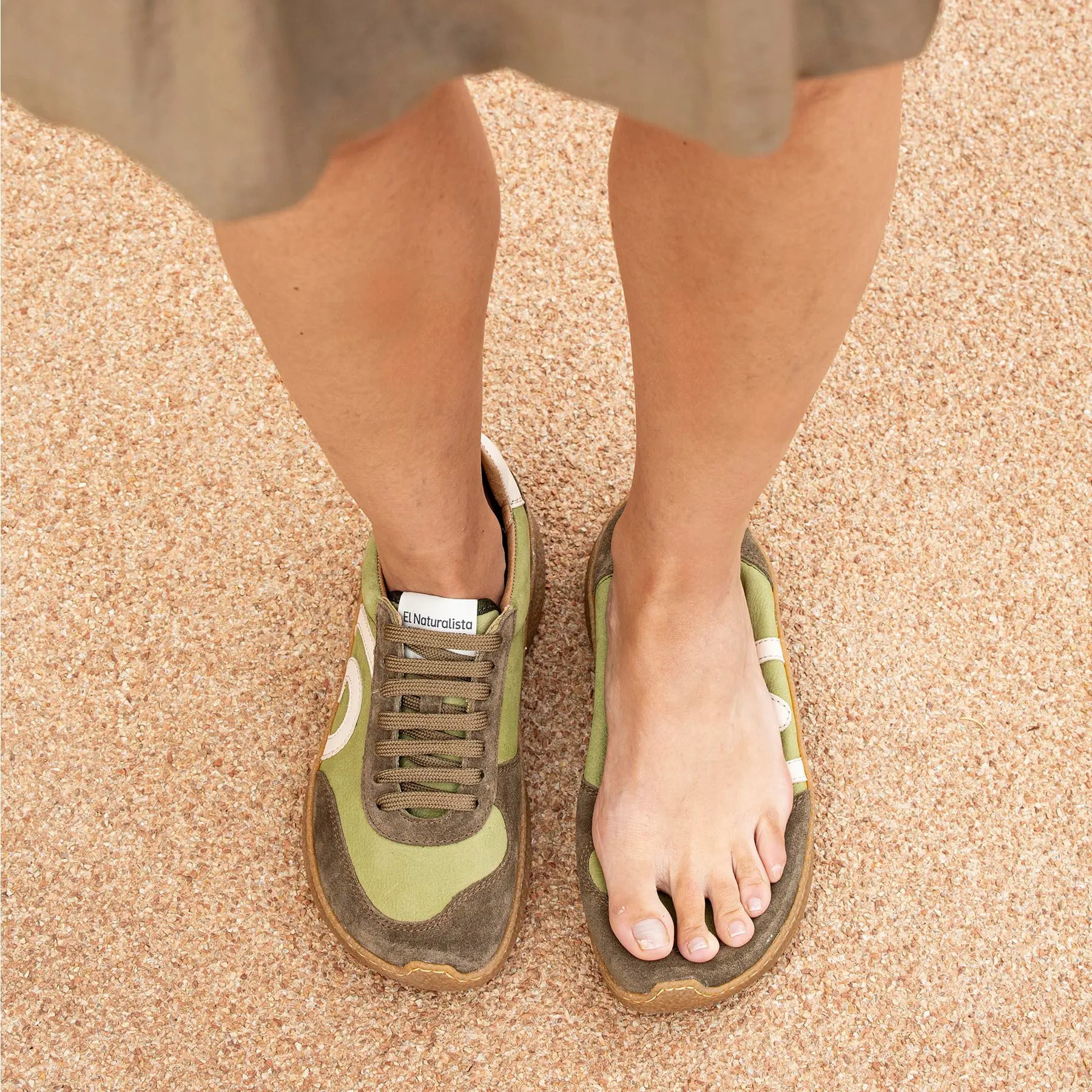 Zapatos N5435 MULTI LEATHER BLACK-CARAMELO/OROEL color Black-caramelo