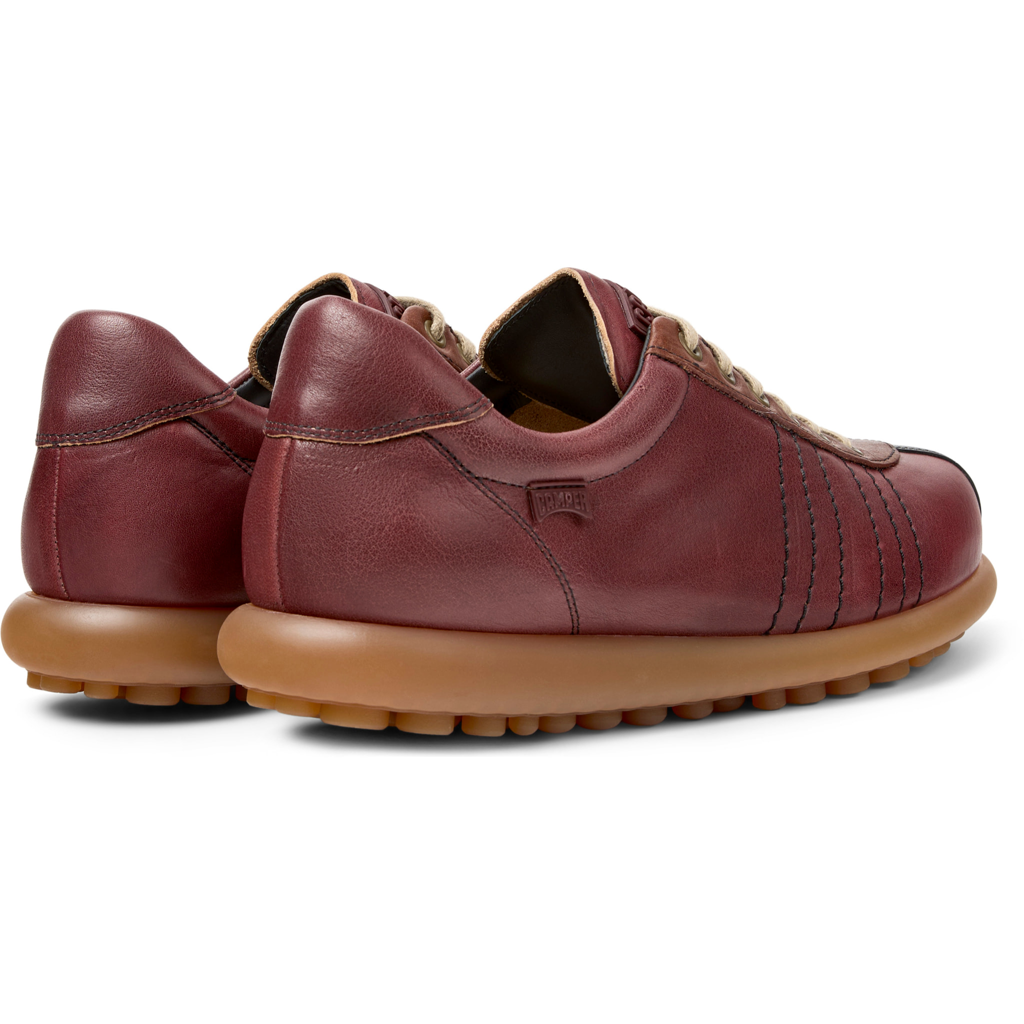 Zapatillas - CAMPER Pelotas Ariel - Burdeos - Cuero liso