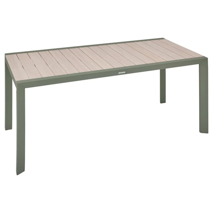 Table de jardin 6 places Evasion beige lin/laurier