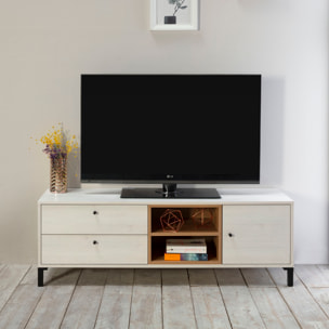 Mueble tv javea 2c2h1p blanco nordic