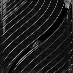 Juego De Maletas Rígidas Pp Itaca Danubio Negro