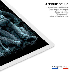 Affiche enfant la maison nous manquait  Affiche seule