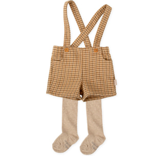 PANTALON BOMBACHO Y LEOTARDOS CANELA - Canela