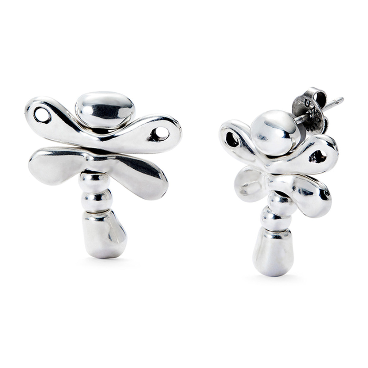 Pendiente SER REBELDE PLATEADO U