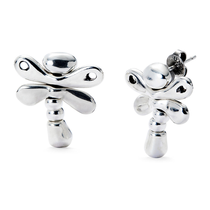 Pendiente SER REBELDE PLATEADO U