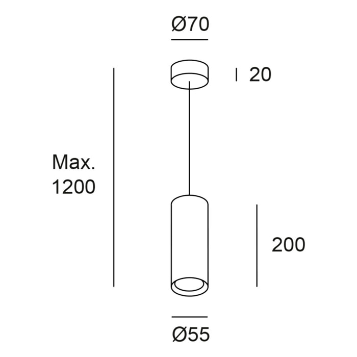 Forlight Era - Lámpara Colgante de Techo para Interior. Diseño Moderno y Minimalista ideal para Cocinas | Salones y Dormitorios